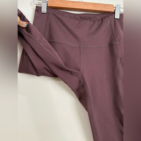 Z by Zella Deep Plum Crop Leggings - Picture 8 of 9